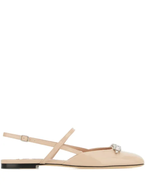 Jimmy Choo crystal-embellished ballet flats 