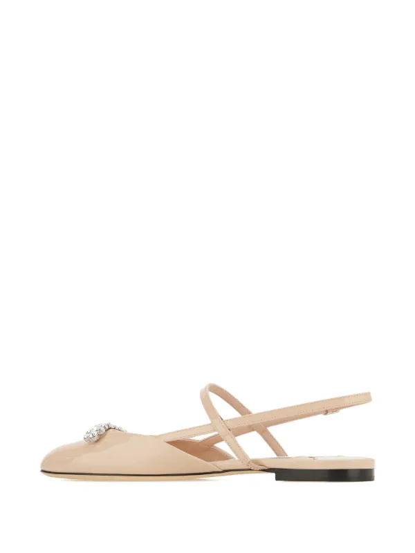 JIMMY CHOO ビジュー フラットシューズ Jimmy Choo ビジュー フラットシューズ | ニュートラル