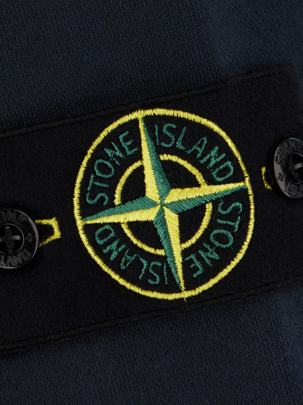 Stone Island Sweater met ronde hals en Compass-logopatch Blauw