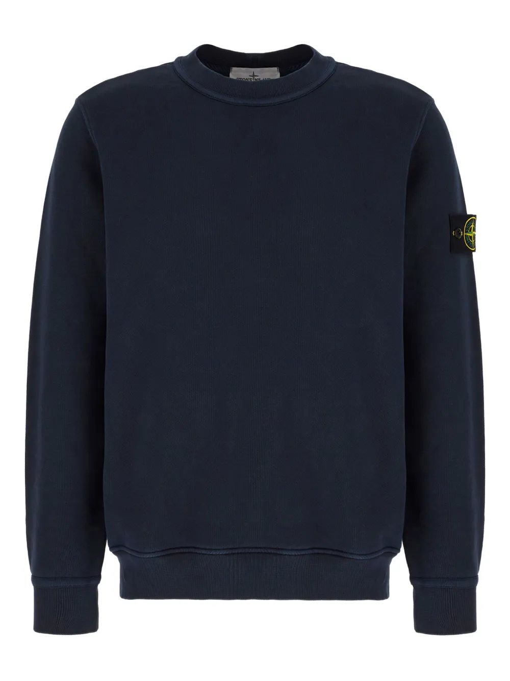 Stone Island Sweater met ronde hals en Compass-logopatch Blauw