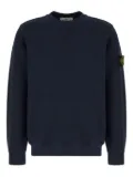 Stone Island Compass-logo crew-neck sweatshirt - Blue