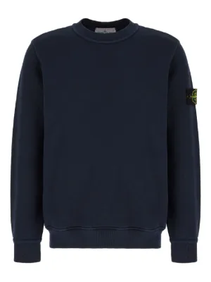 メンズ stone island スウェット ネイビー M
