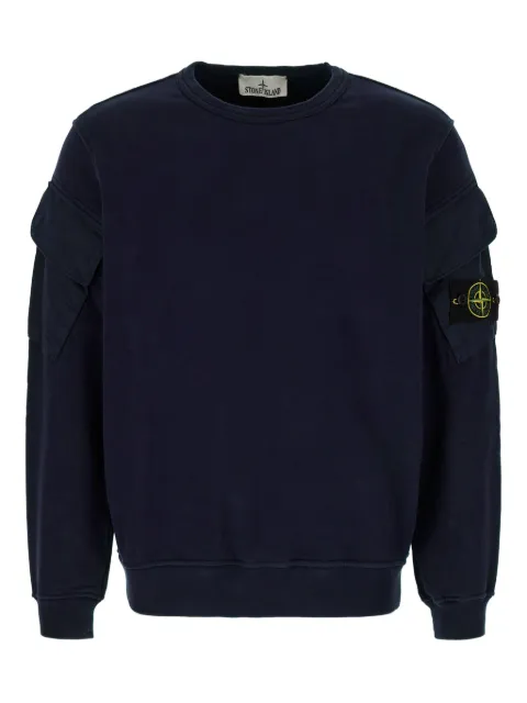 Stone Island sweat en coton 6100008 à détail de poche