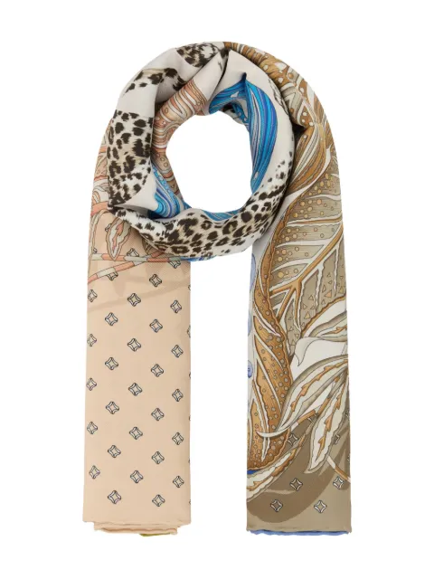 Ferragamo leopard-print silk scarf