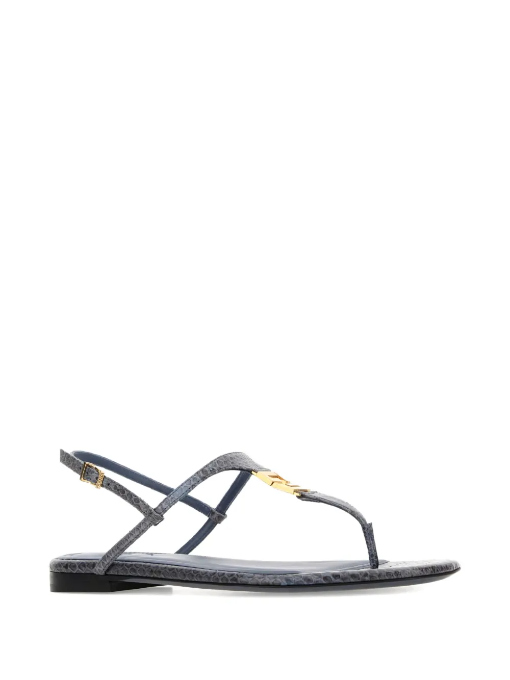 FENDI FFold leather logo sandals | Flat Sandals | Image 2