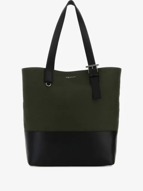 Alexander McQueen bolsa de hombro con hebilla T-bar