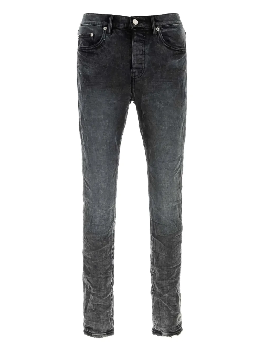 Purple Brand belt loops jeans | Black | Image 1