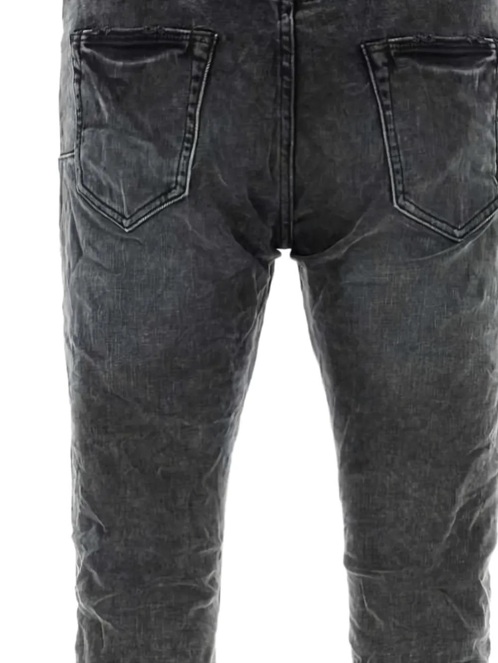 Purple Brand Jeans met riemlussen Zwart