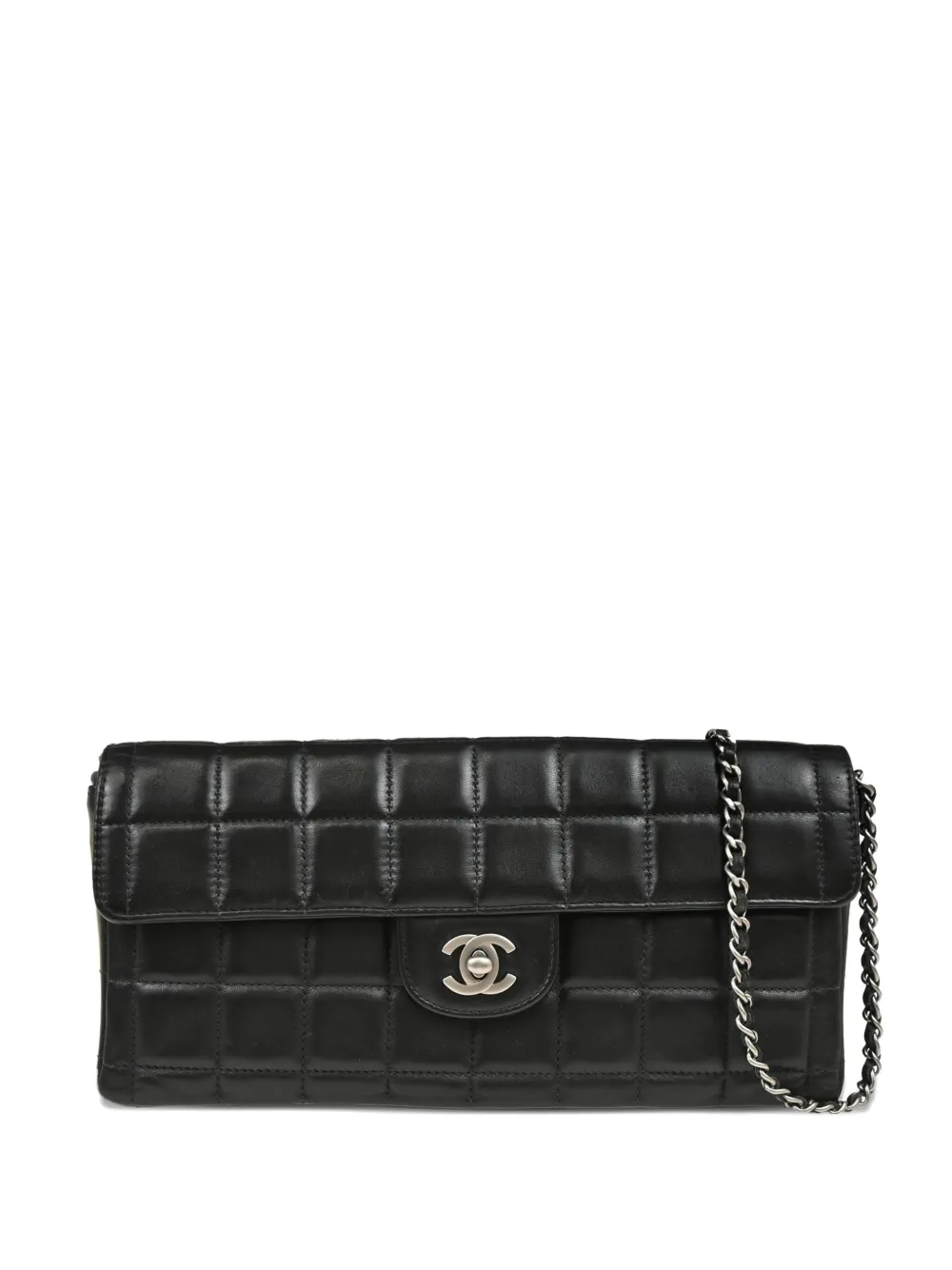 CHANEL Pre-Owned bolsa de hombro East West Choco Bar 2000 | negro | Image 1