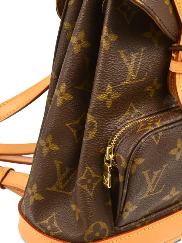 Montsouris Mini Louis Vuitton Small Backpack Women's Authentic  Pre-owned Louis Montsouris Mini Backpack  Little Bean