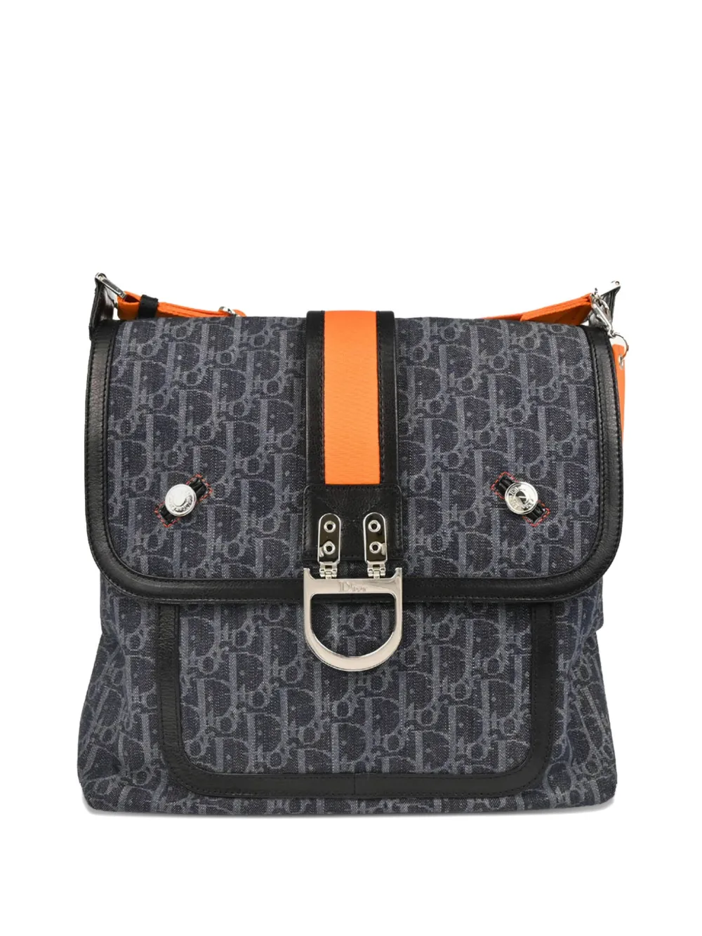 Christian Dior Pre-Owned 2015 トロッター モノグラム ショルダーバッグ - グレー Christian Dior Pre-Owned 2015 トロッター モノグラム ショルダーバッグ - グレー