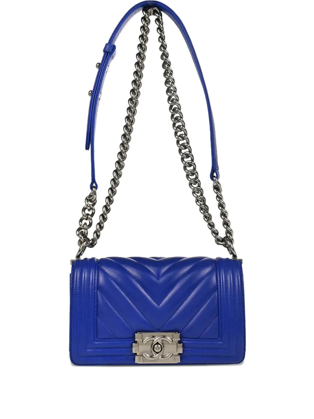 CHANEL Pre-Owned 2017 ボーイ ショルダーバッグ - ブルー CHANEL Pre-Owned 2017 ボーイ ショルダーバッグ - ブルー