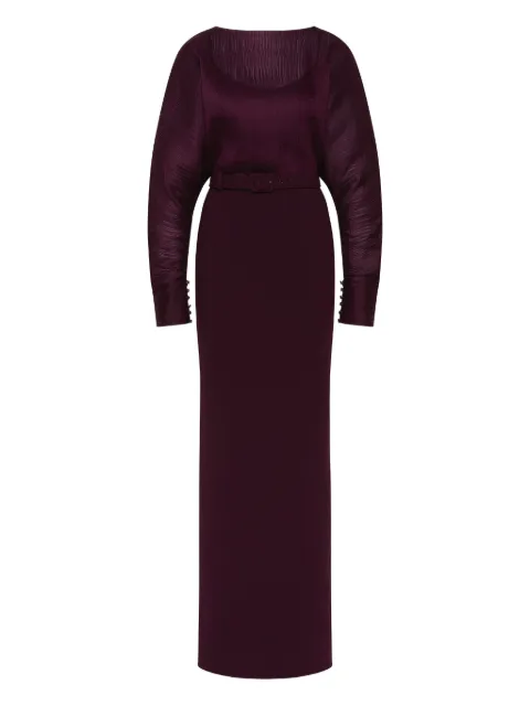 Rebecca Vallance Syrah Abendkleid mit Gürtel