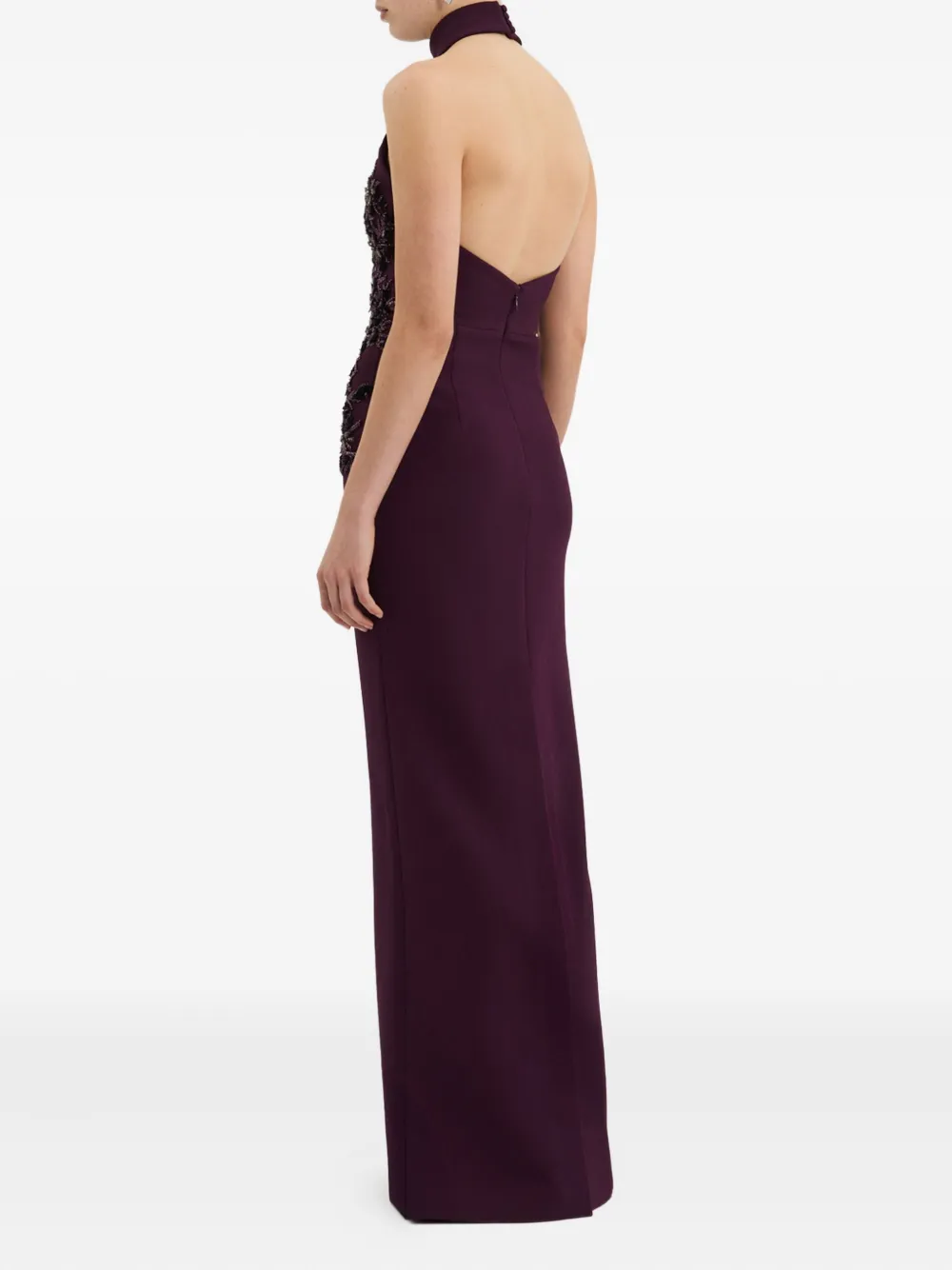 Rebecca Vallance Beatrice Maxi Dress In Purple