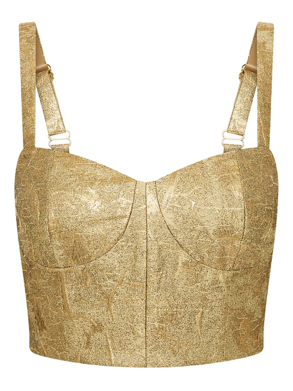 Rebecca Vallance Solana structured top | Gold | Image 1