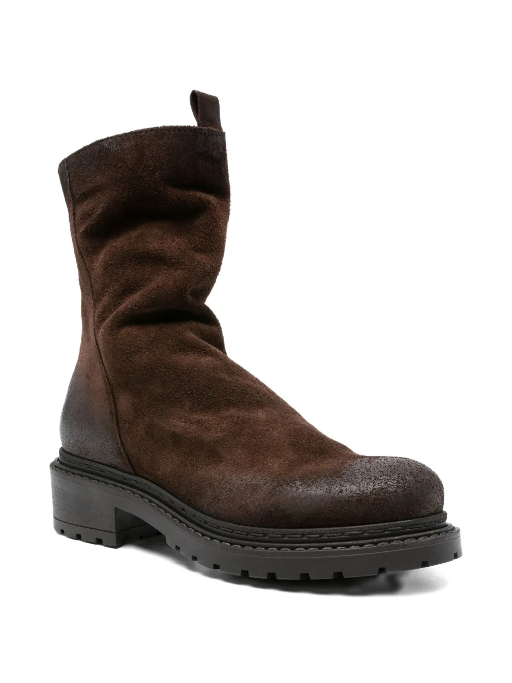 Metisse 40mm slouchy zip boots Brown