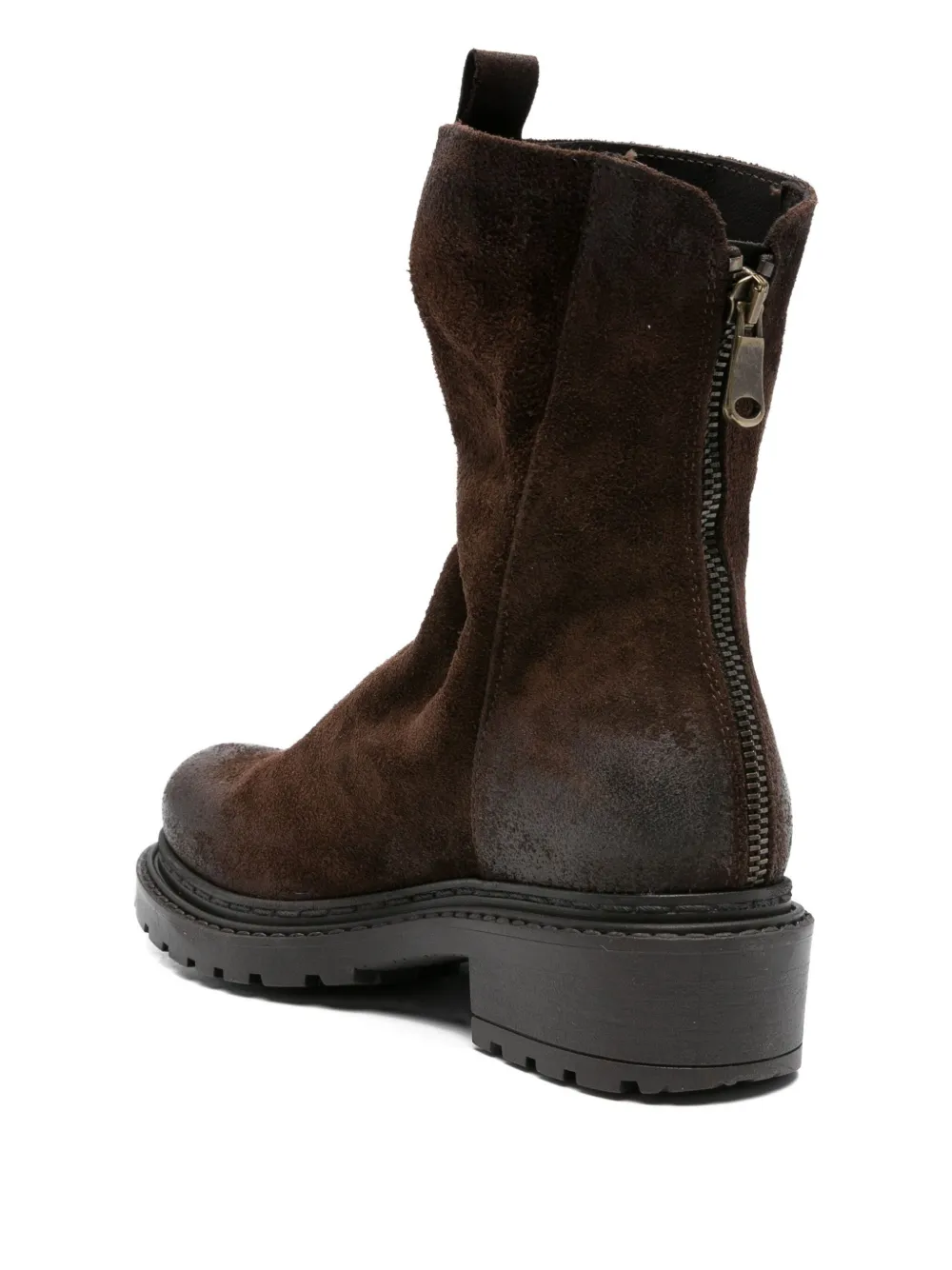 Metisse 40mm slouchy zip boots Brown
