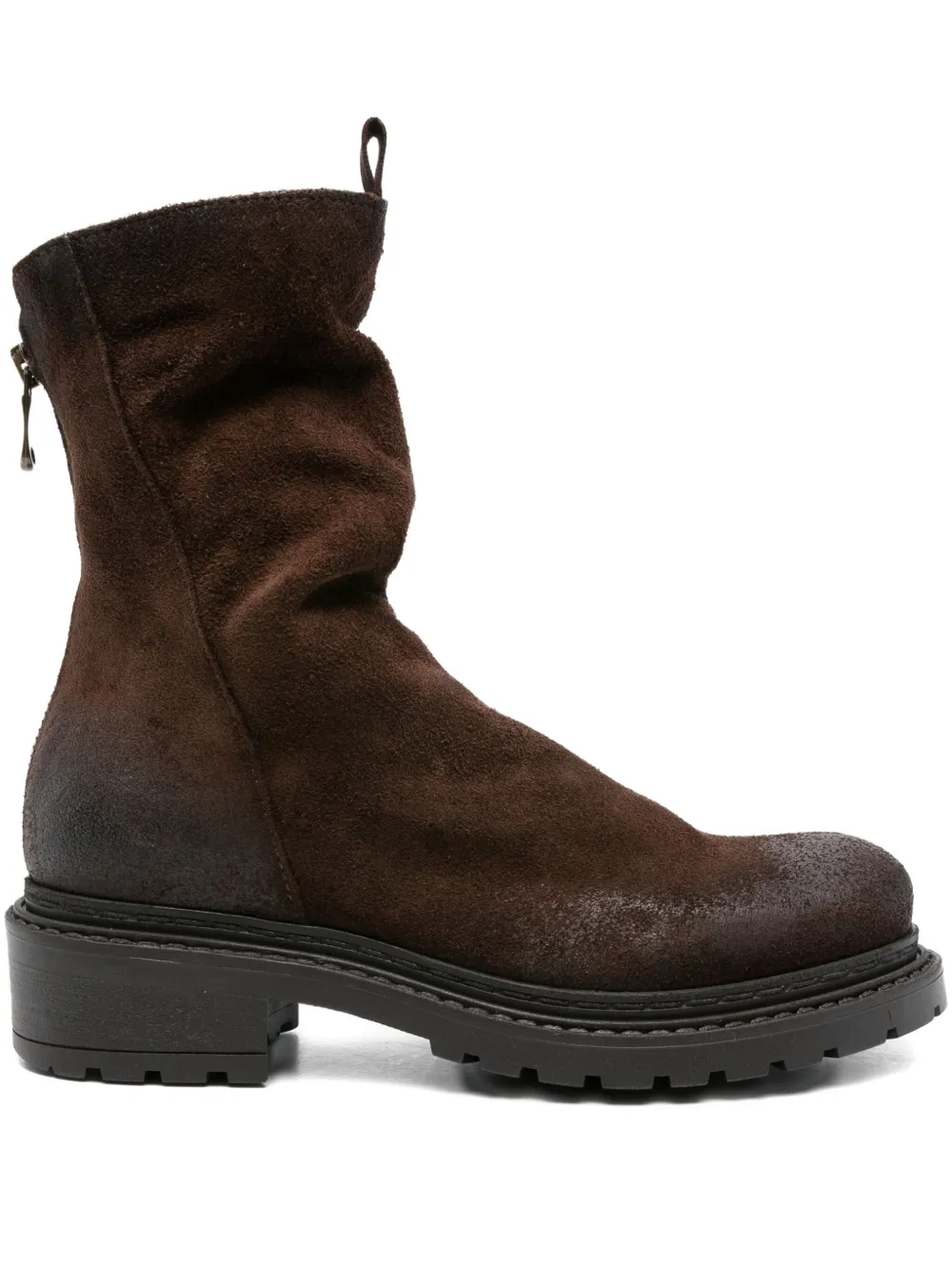 Metisse 40mm slouchy zip boots - ブラウン Metisse 40mm slouchy zip boots - ブラウン