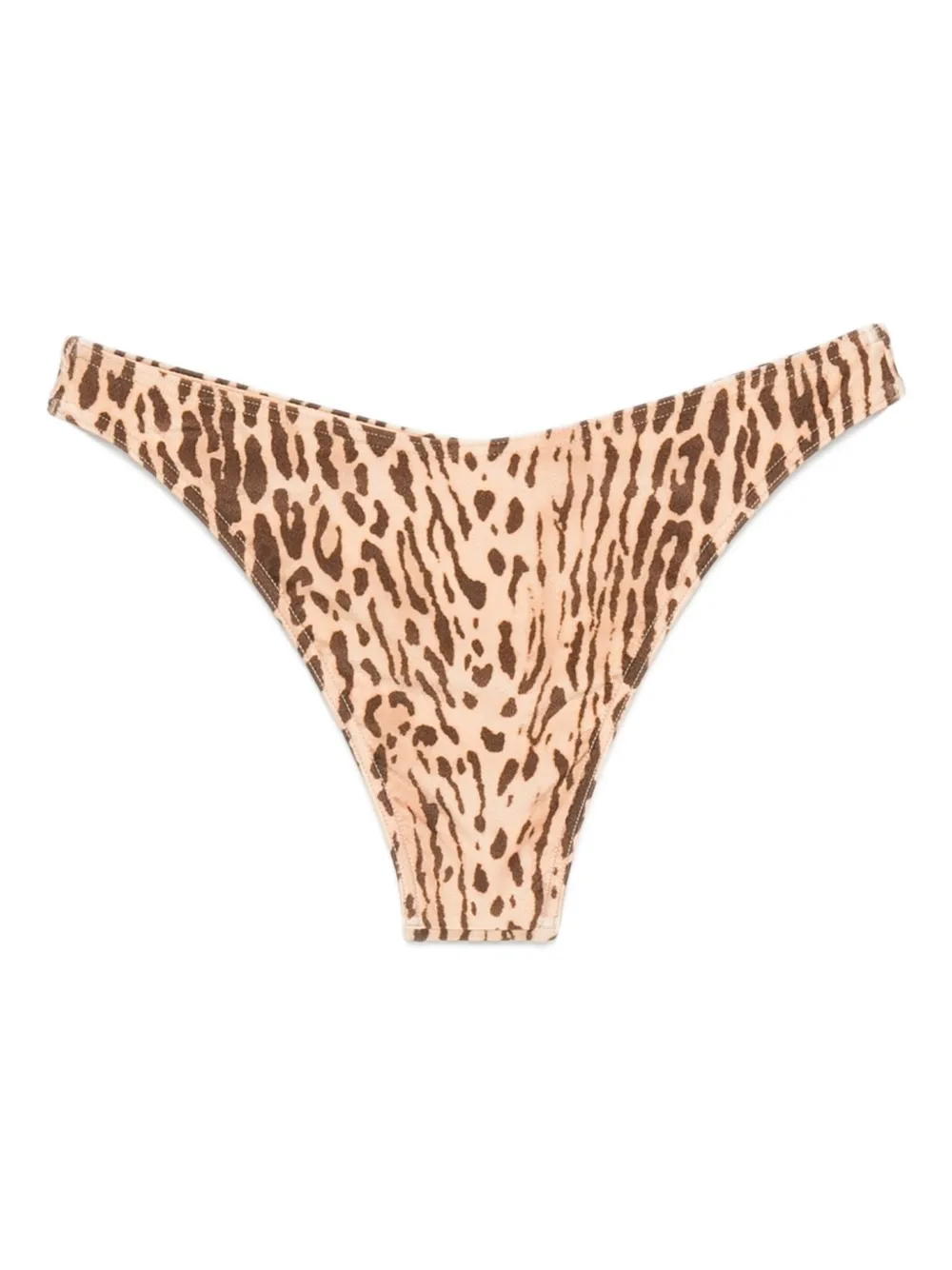 ZIMMERMANN leopard-print bikini briefs Beige