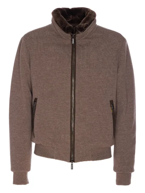 Moorer Bellati shearling-collar padded jacket