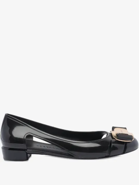Ferragamo 30mm leather ballet flats