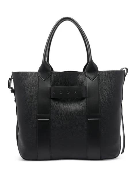 Hogan medium Shopping Script leather tote bag