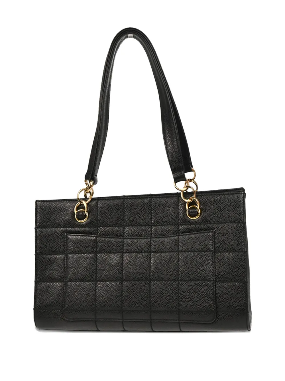 CHANEL Pre-Owned 2002 medium Wild Stitch Choco Bar tote bag | Pre-Owned | Image 2