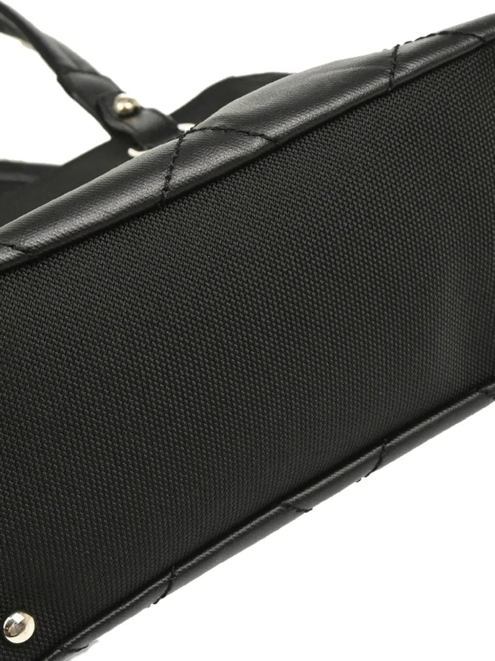 Pre-owned Chanel 2013 Paris-biarritz Pm Diamond-quilting Tote Bag In Black