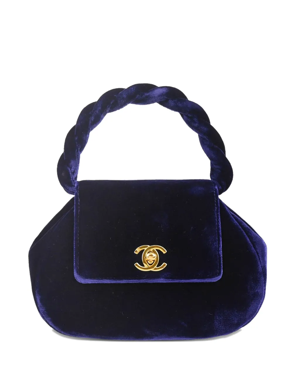 CHANEL Pre-Owned 1997 mini CC turn-lock tote bag | Blue | Image 1