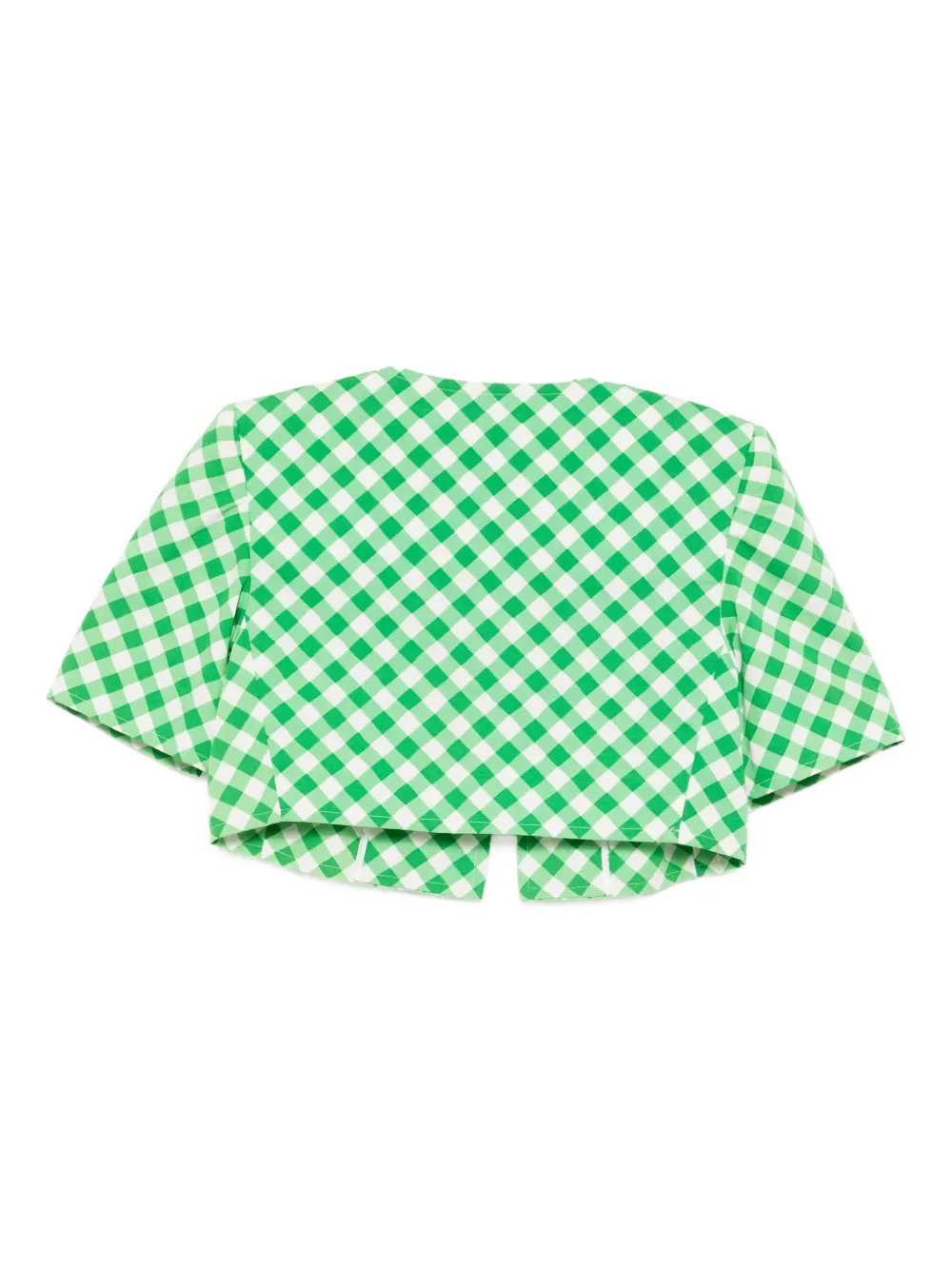 Pre-owned Saint Laurent 1990-2000s Single-breasted Collarless Jacket In Green
