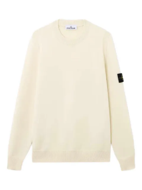Stone Island suéter con placa del logo