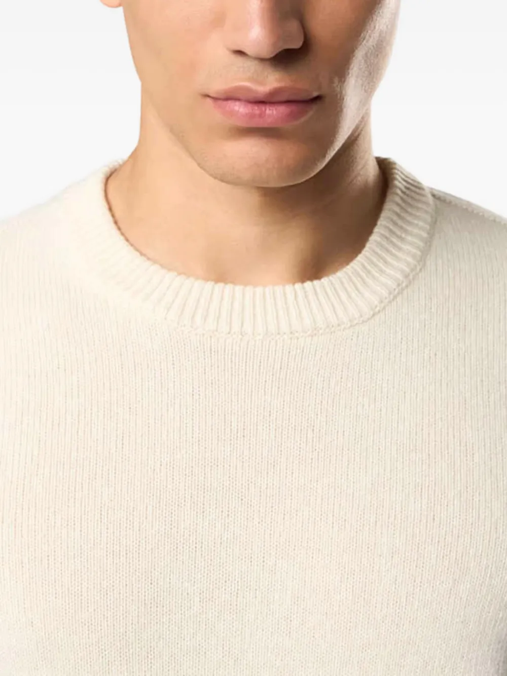 Stone Island Trui met logobadge Beige