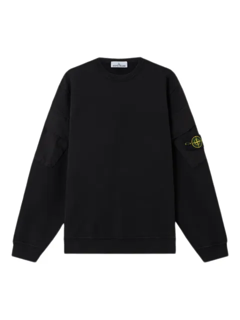 Stone Island Compass-motif crew-neck sweatshirt