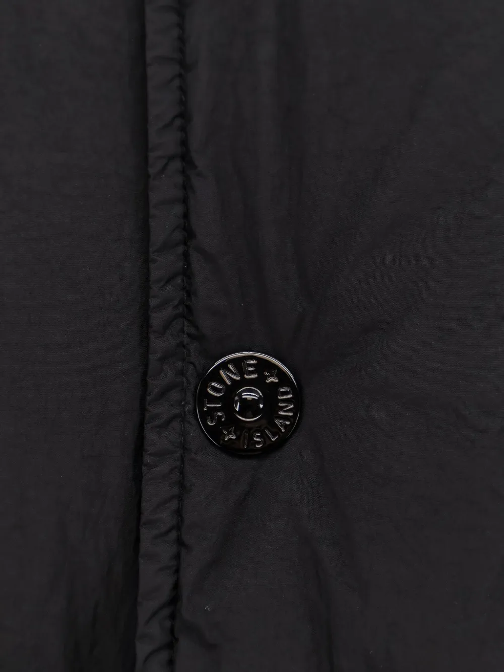 Stone Island padded-hood jacket Zwart
