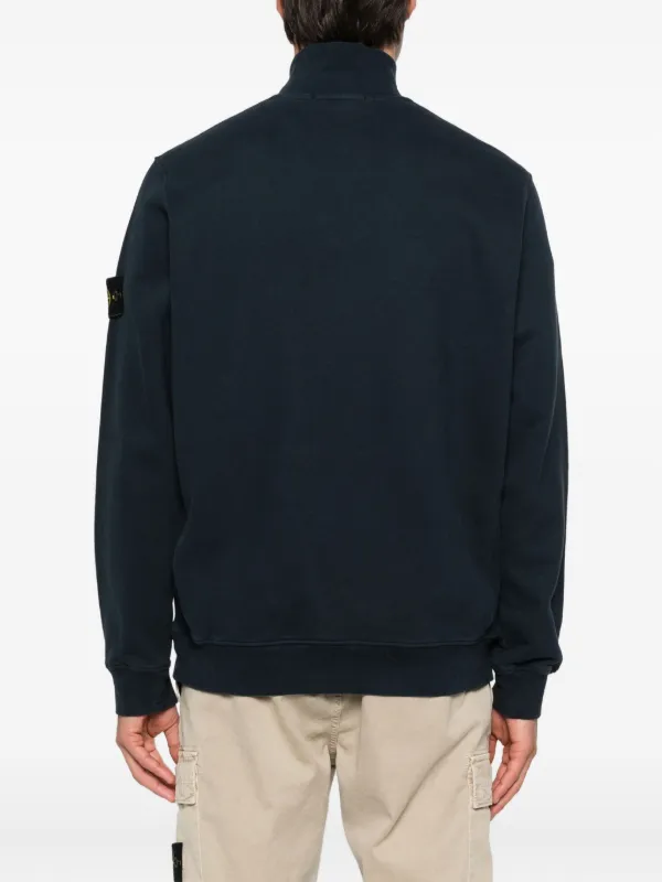 Stone Island ハーフジップ スウェットシャツ | ブルー