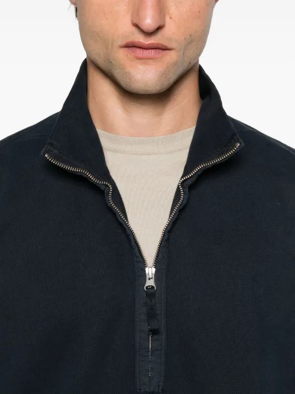 Stone Island ハーフジップ スウェットシャツ | ブルー
