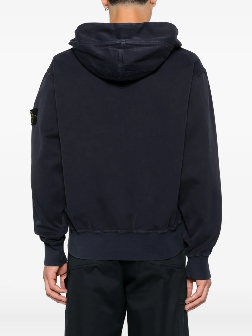 Stone Island Hoodie met rits Blauw