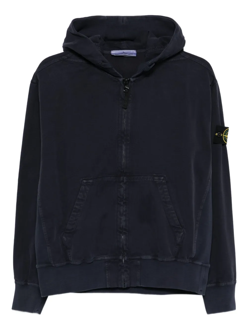 Stone Island Hoodie met rits Blauw