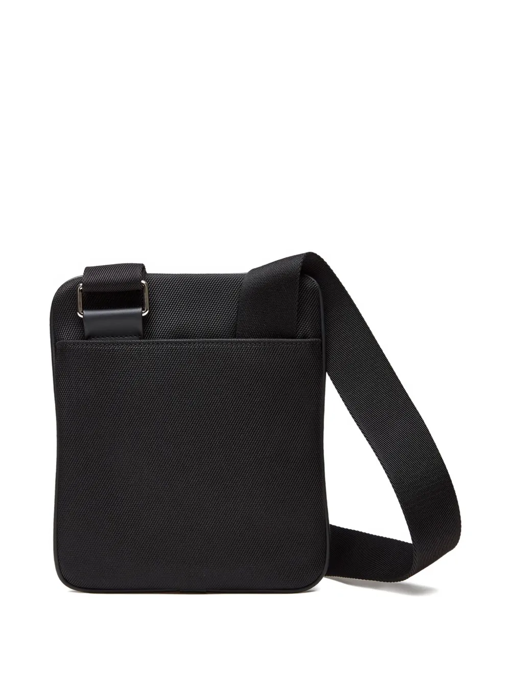 Bally Gestreepte messengertas - Zwart