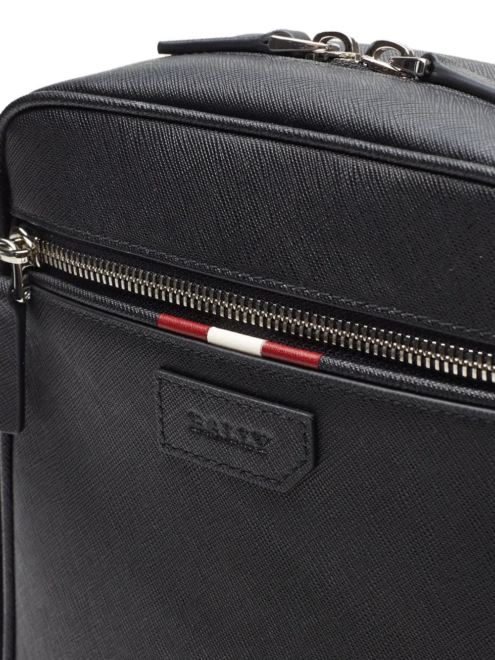Bally Messengertas met streepdetail Zwart