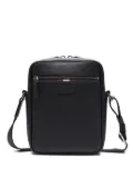 Bally stripe-detail messenger bag - Black