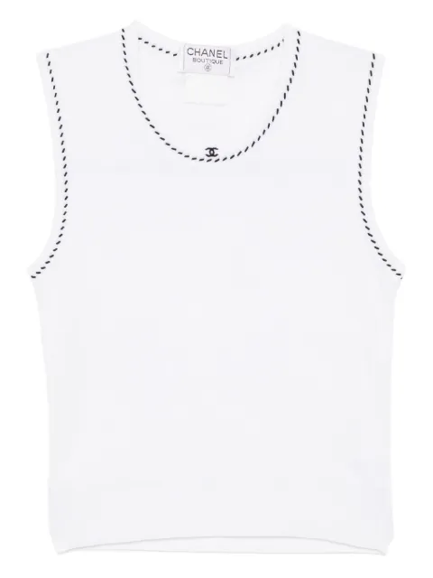 CHANEL Pre-Owned 1990-2000s Sleeveless Top