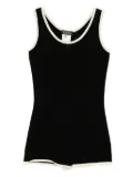 CHANEL Pre-Owned 1998 sleeveless short jumpsuit - Black