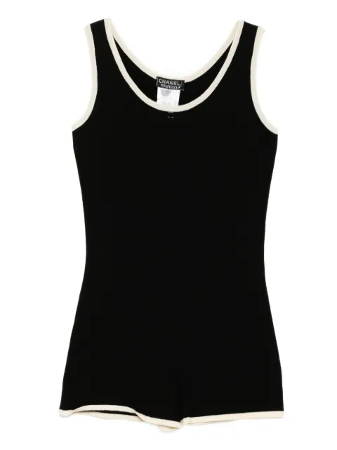 CHANEL Pre-Owned 1998 sleeveless short jumpsuit
