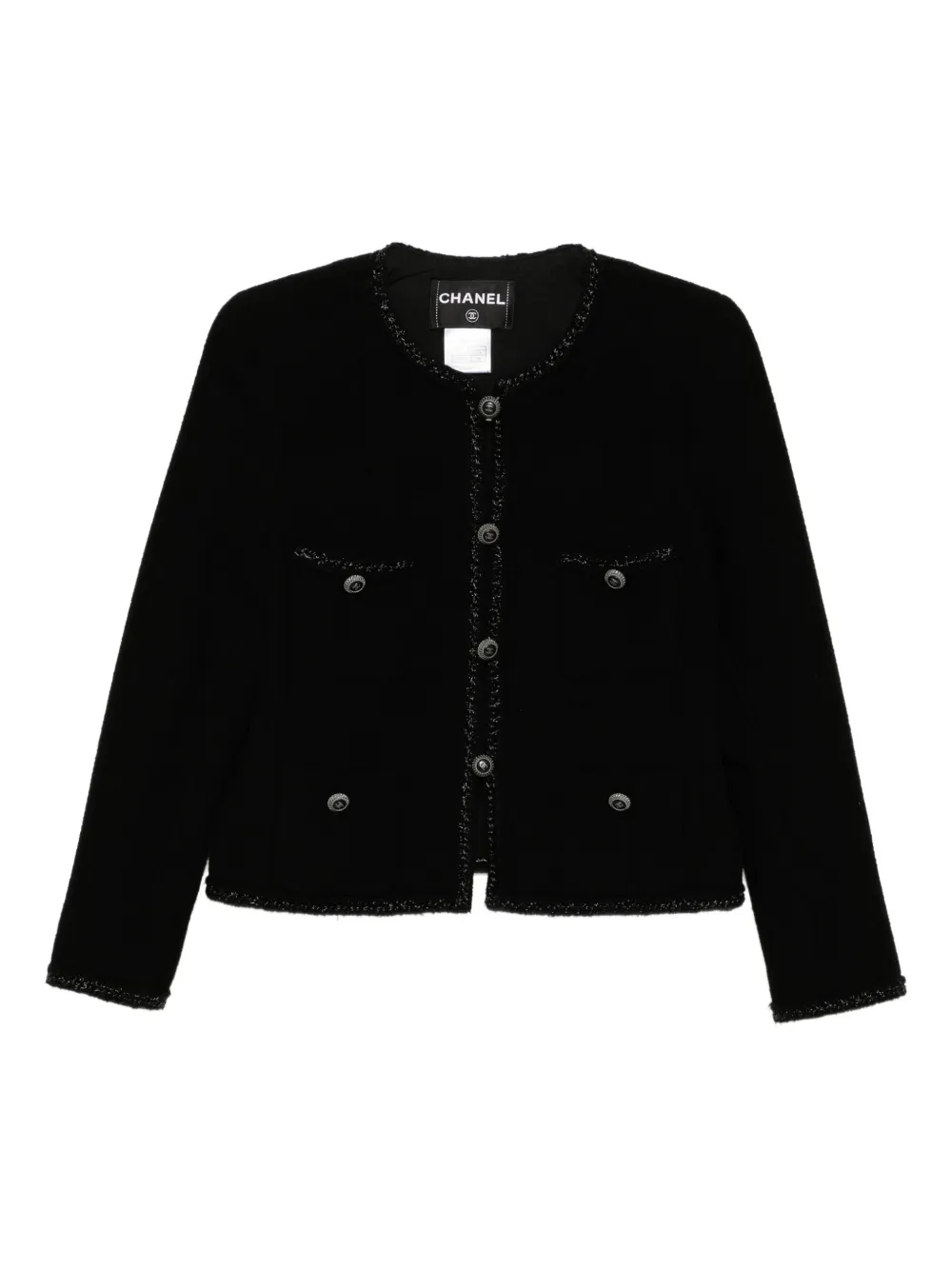 2008 single breasted xollarless jacket