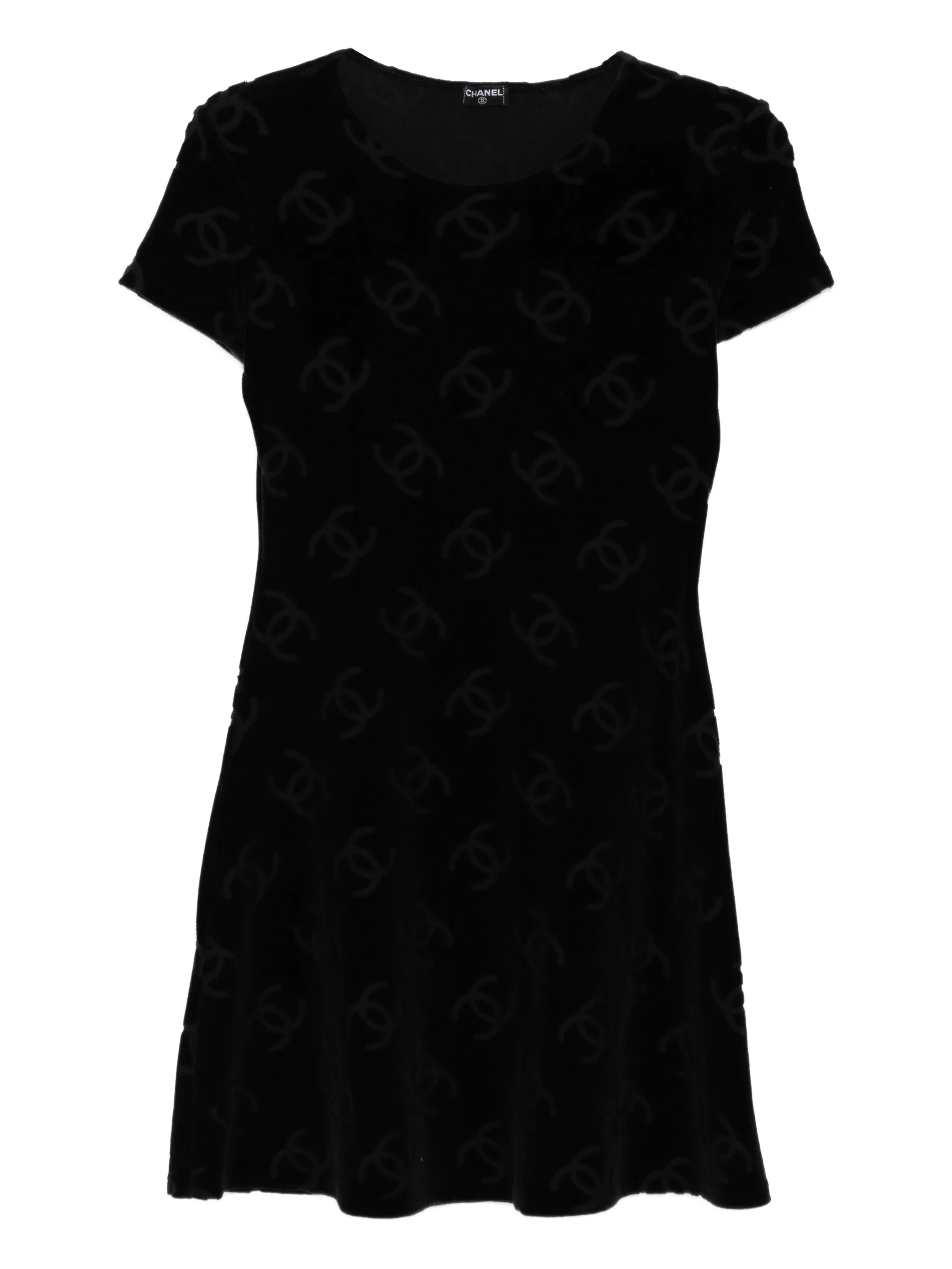 CHANEL Pre-Owned 1990-2000s short-sleeved dress