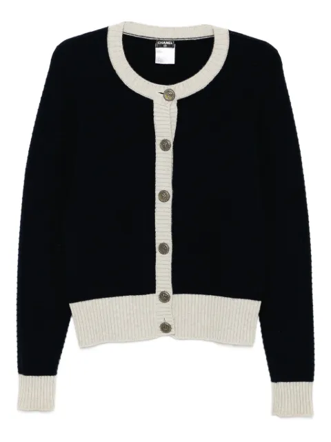 CHANEL Pre-Owned 2008 crew-neck cardigan