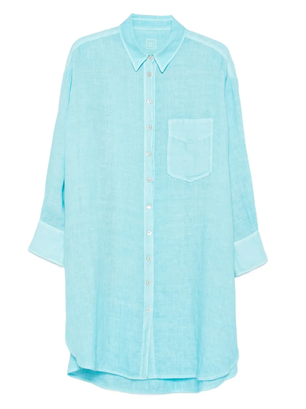 button-front pocket dress shirt