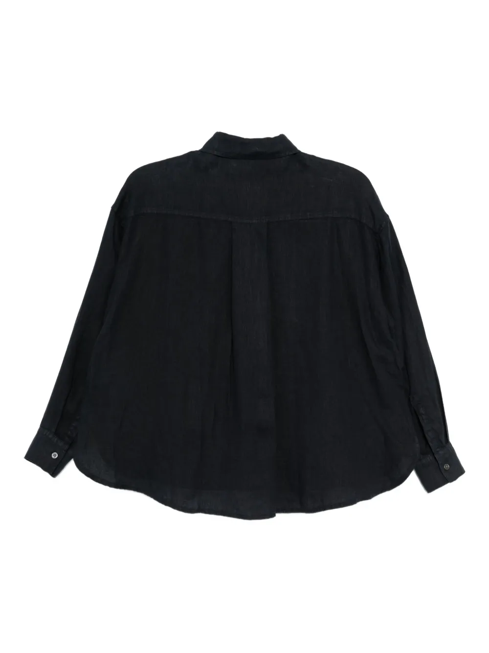 James Perse Linnen blouse Blauw