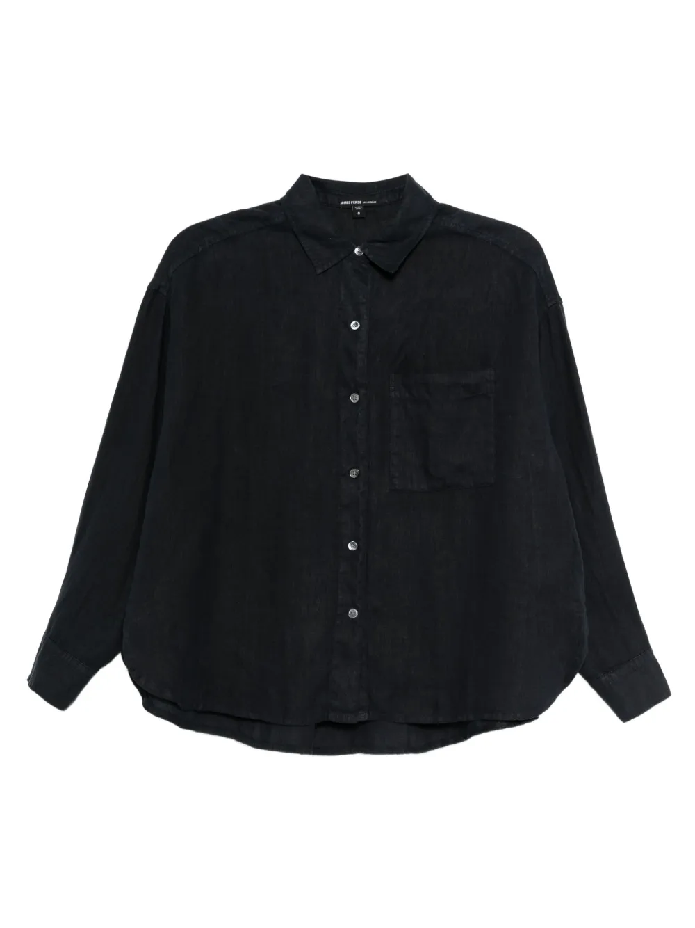 James Perse Linnen blouse Blauw